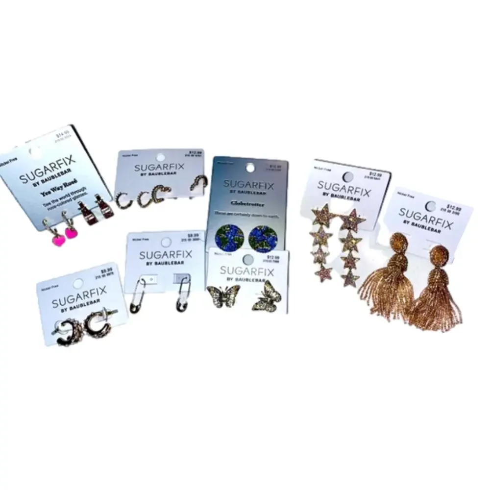Baublebar Earrings, Brand New! Bundle of 10 Pair - Picture 1 of 10